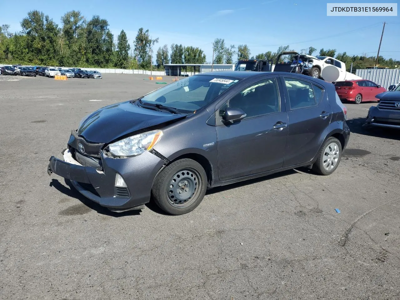 2014 Toyota Prius C VIN: JTDKDTB31E1569964 Lot: 73345844