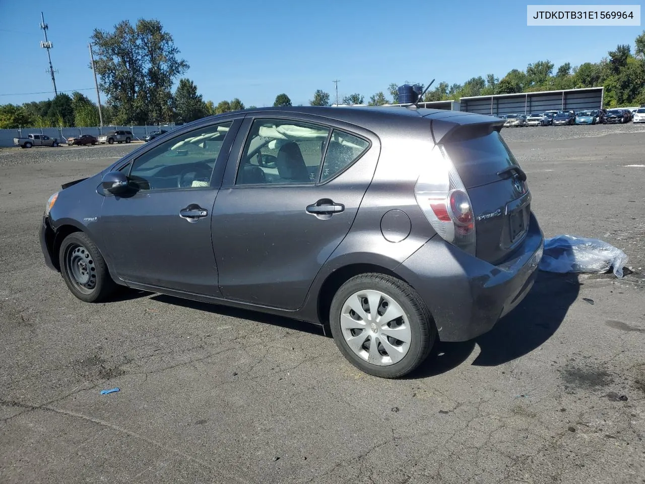 2014 Toyota Prius C VIN: JTDKDTB31E1569964 Lot: 73345844