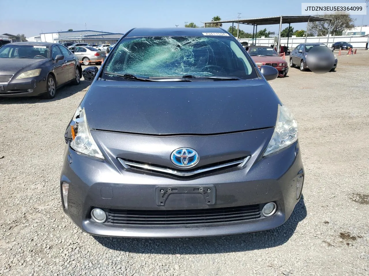 2014 Toyota Prius V VIN: JTDZN3EU5E3364099 Lot: 73411534