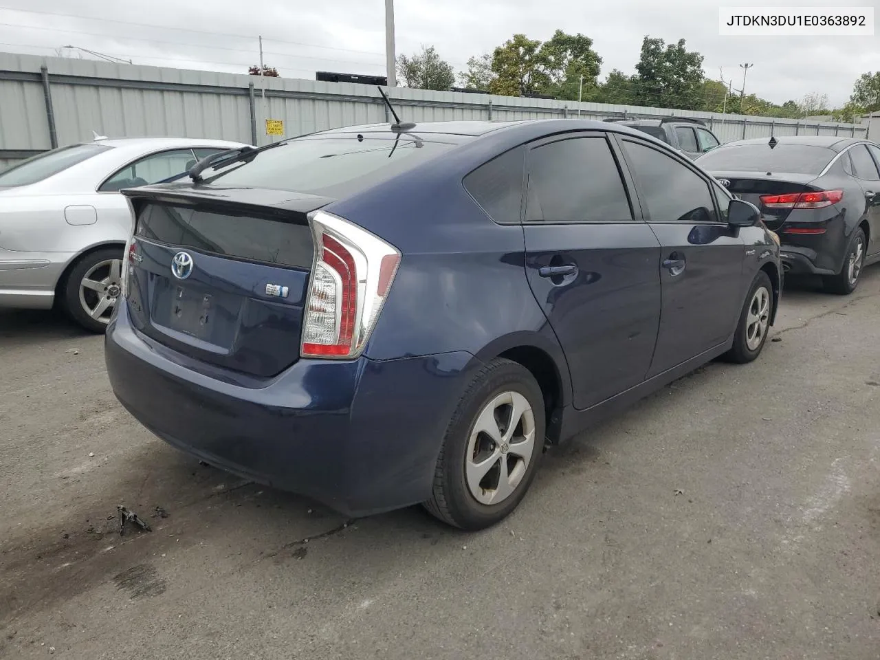 2014 Toyota Prius VIN: JTDKN3DU1E0363892 Lot: 73428984