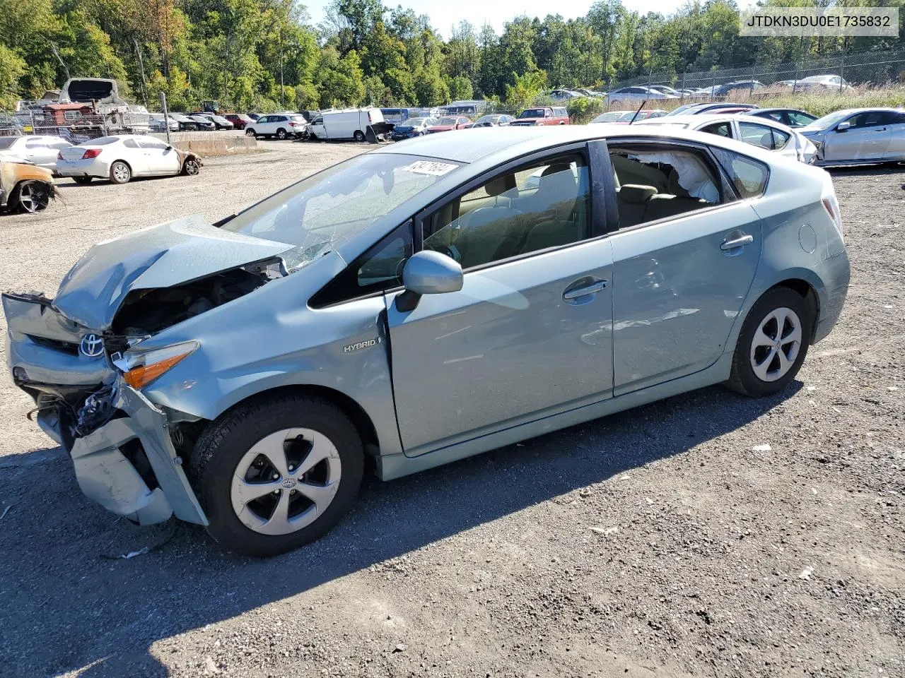 2014 Toyota Prius VIN: JTDKN3DU0E1735832 Lot: 73471604