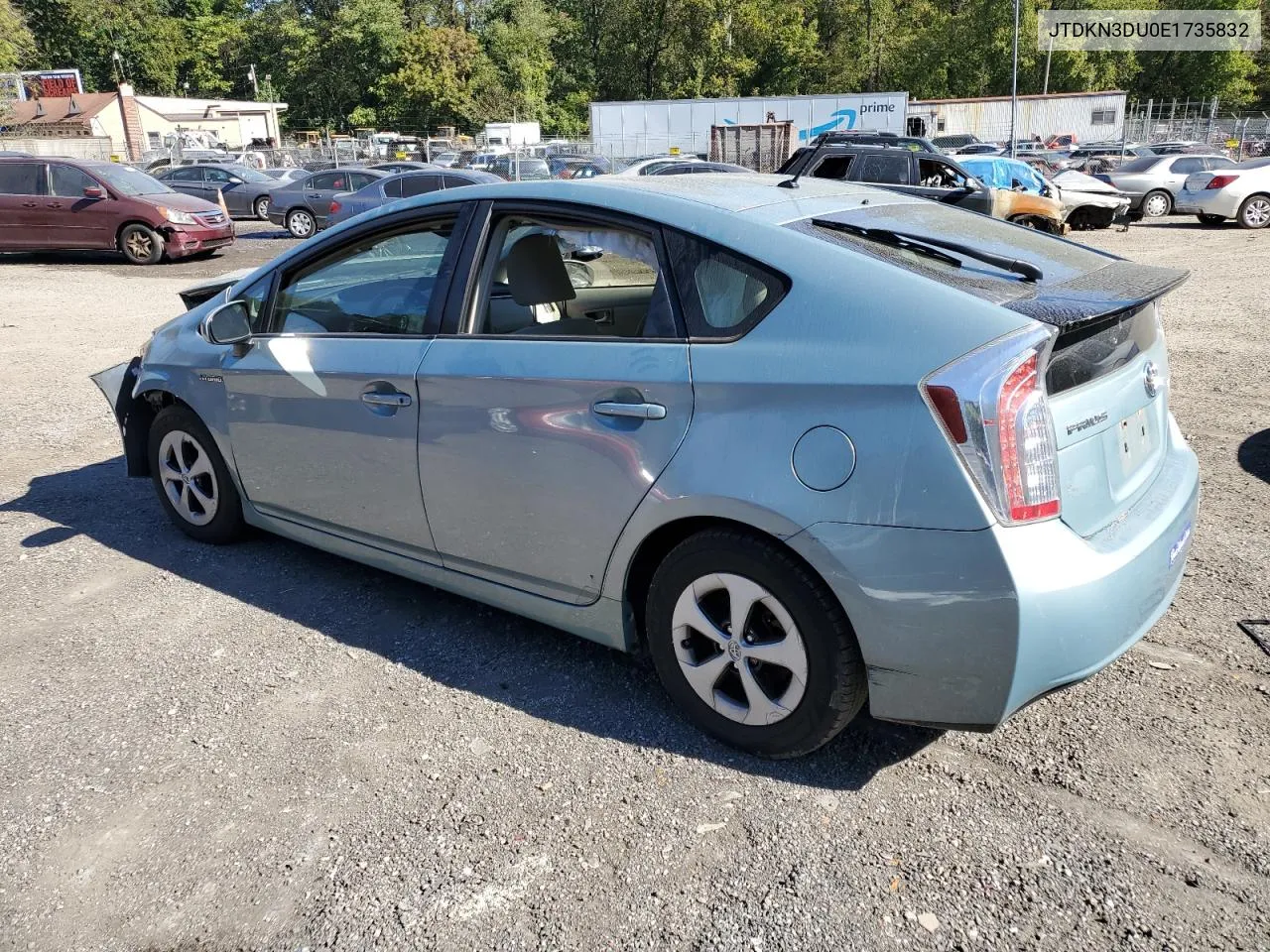 2014 Toyota Prius VIN: JTDKN3DU0E1735832 Lot: 73471604