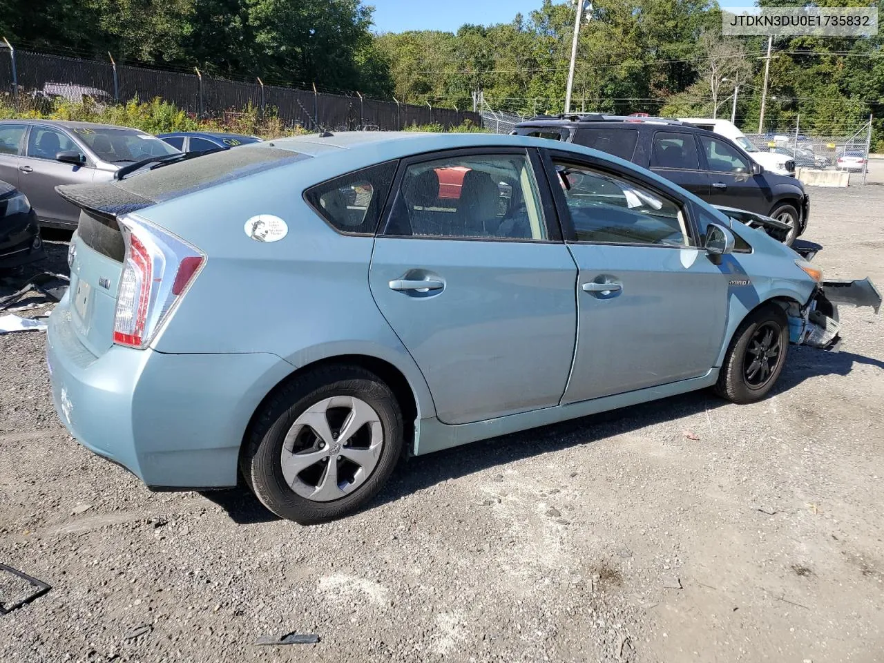 2014 Toyota Prius VIN: JTDKN3DU0E1735832 Lot: 73471604