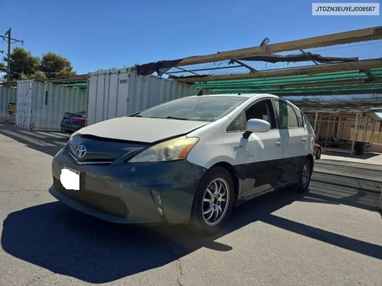 JTDZN3EU9EJ008587 2014 Toyota Prius V