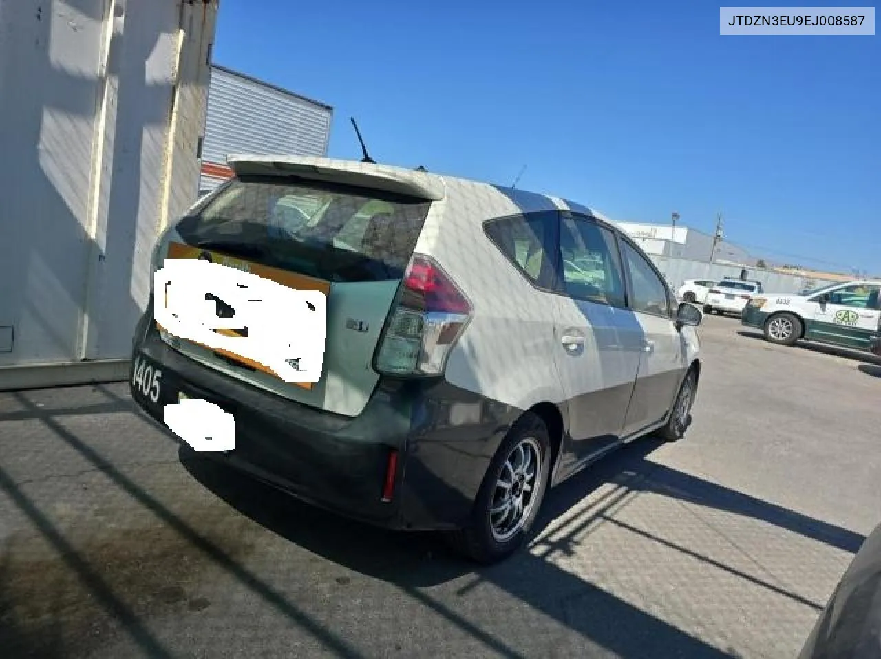 JTDZN3EU9EJ008587 2014 Toyota Prius V