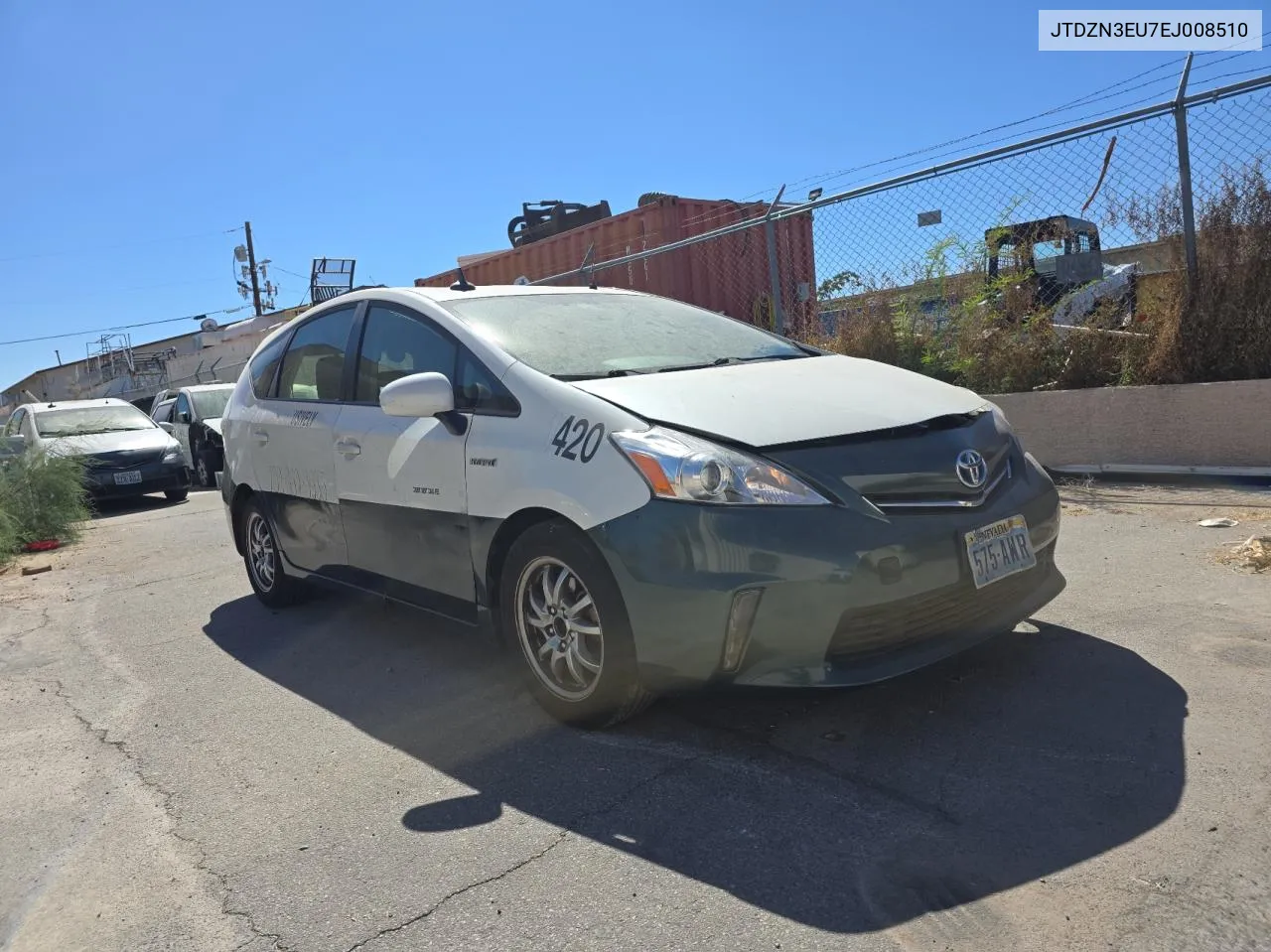 2014 Toyota Prius V VIN: JTDZN3EU7EJ008510 Lot: 73586494