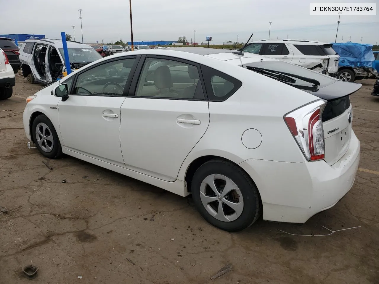 2014 Toyota Prius VIN: JTDKN3DU7E1783764 Lot: 73629624