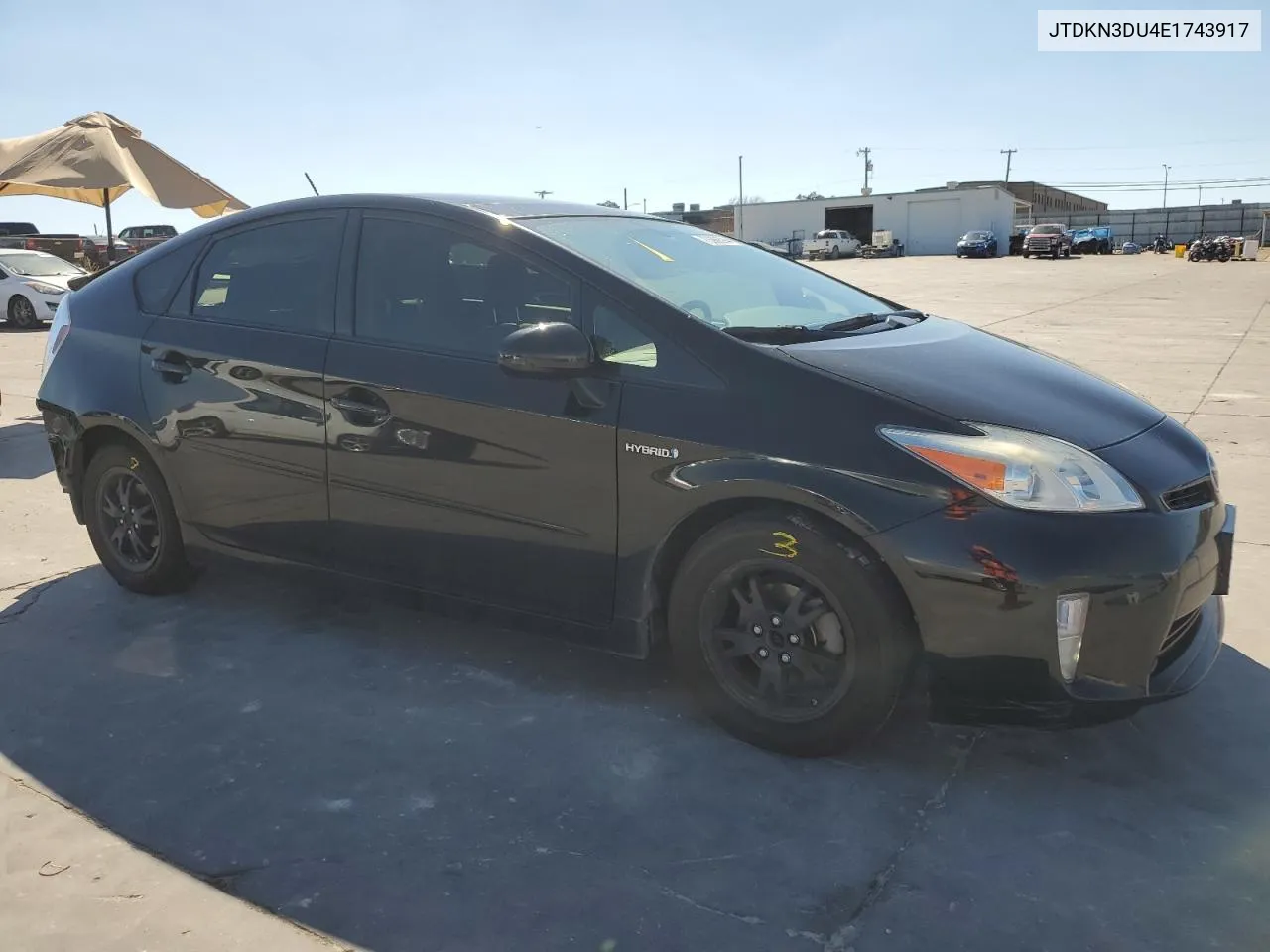 2014 Toyota Prius VIN: JTDKN3DU4E1743917 Lot: 73686394