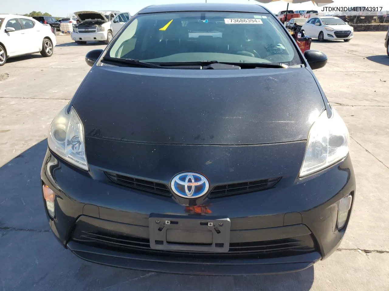 2014 Toyota Prius VIN: JTDKN3DU4E1743917 Lot: 73686394