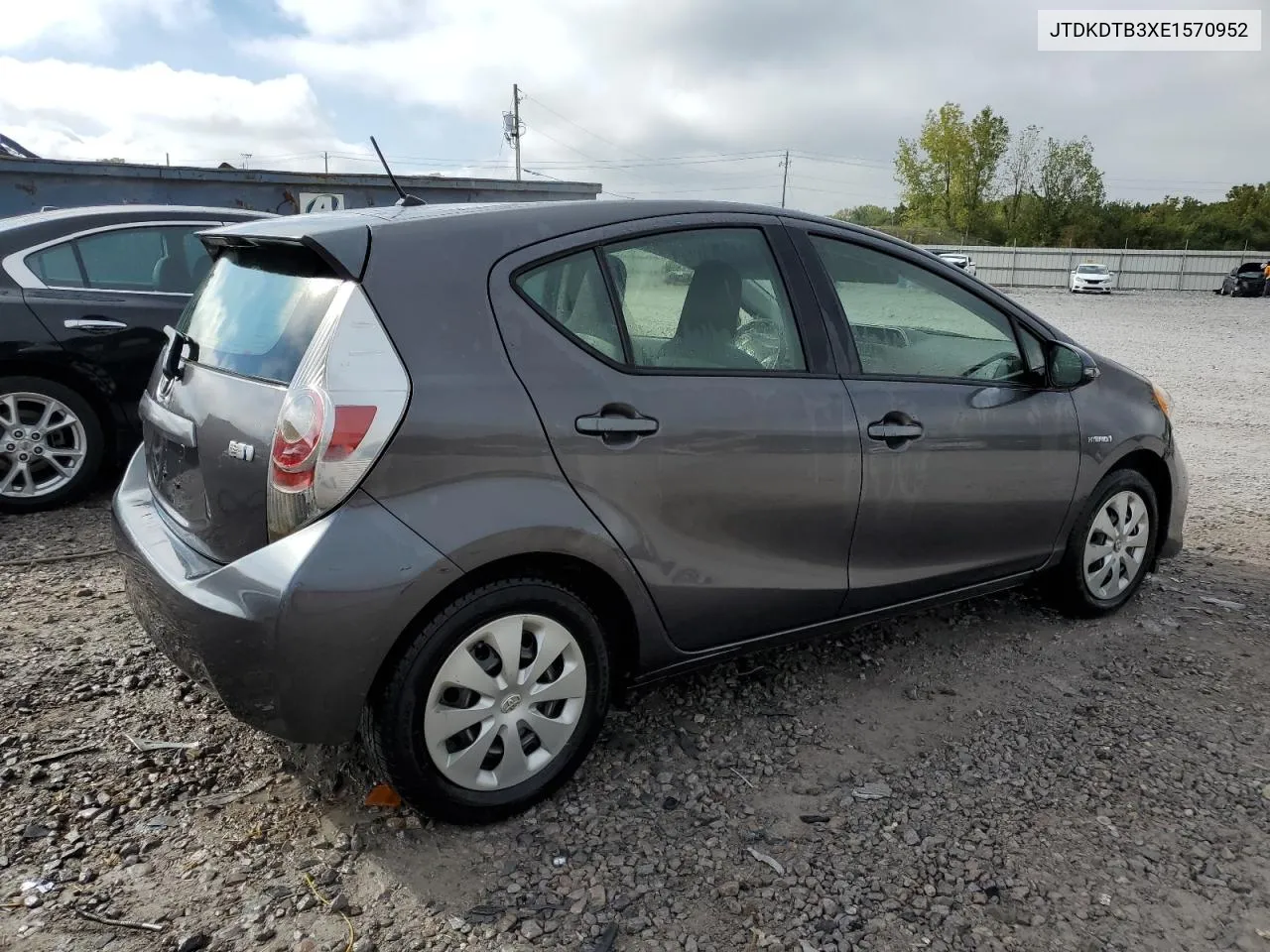 2014 Toyota Prius C VIN: JTDKDTB3XE1570952 Lot: 73690064