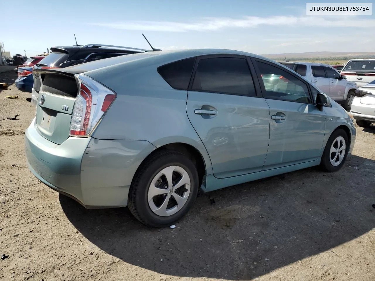 2014 Toyota Prius VIN: JTDKN3DU8E1753754 Lot: 73727524