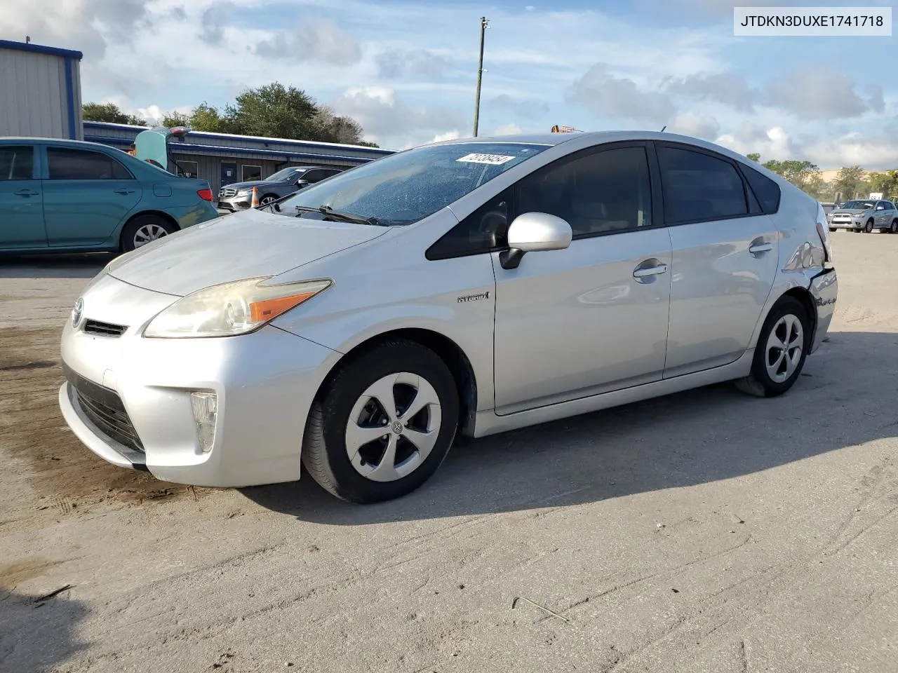 2014 Toyota Prius VIN: JTDKN3DUXE1741718 Lot: 73738454