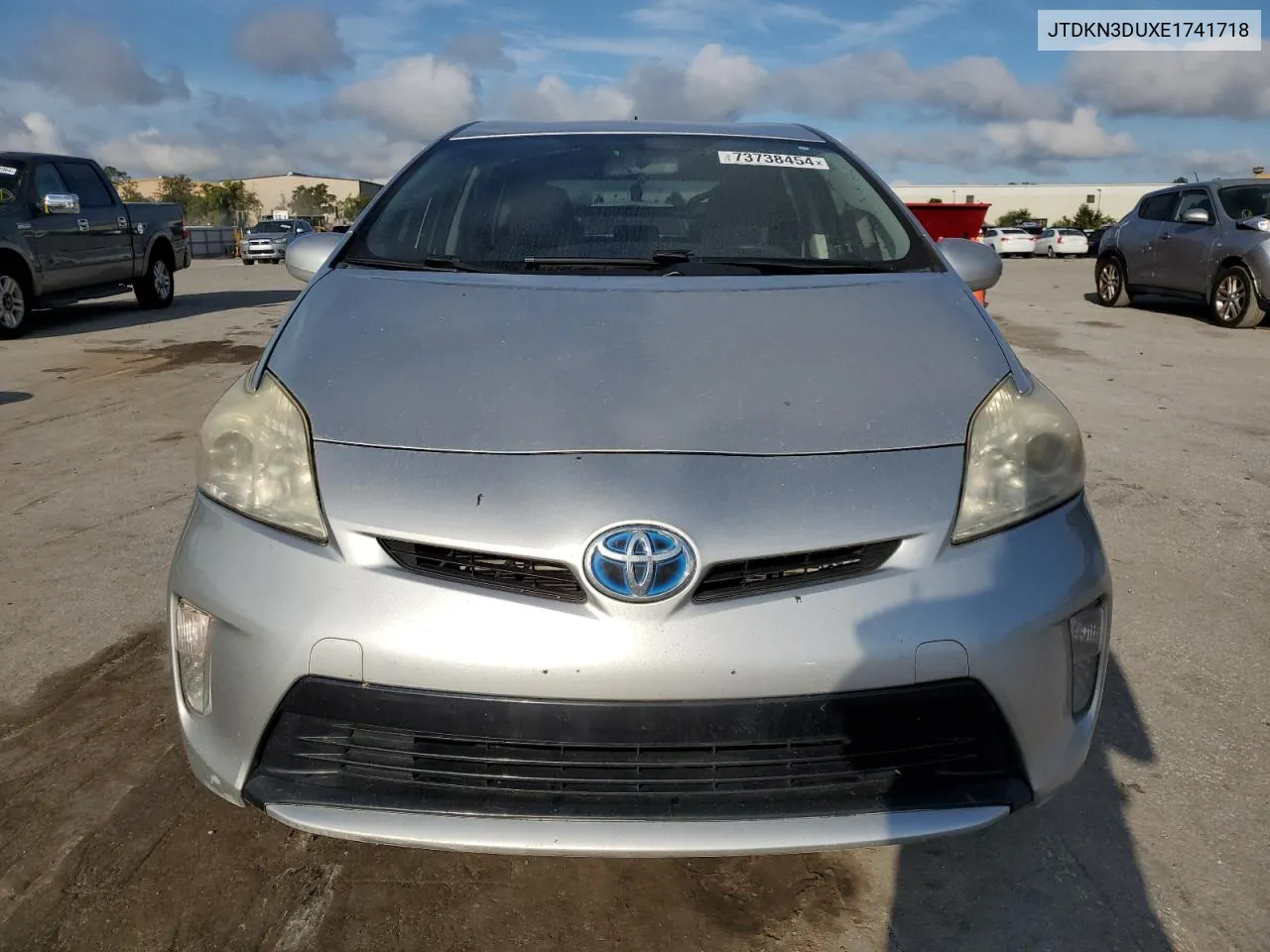 2014 Toyota Prius VIN: JTDKN3DUXE1741718 Lot: 73738454