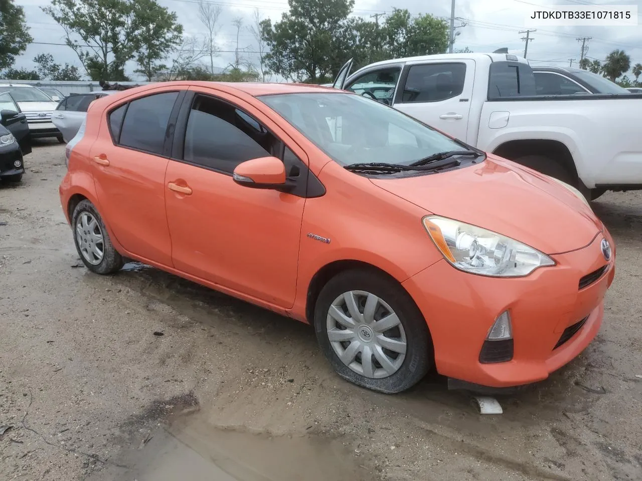 2014 Toyota Prius C VIN: JTDKDTB33E1071815 Lot: 73765364