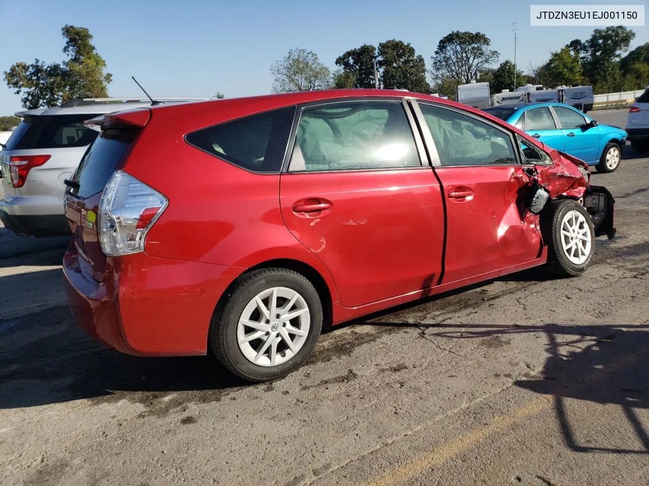 2014 Toyota Prius V VIN: JTDZN3EU1EJ001150 Lot: 73795244