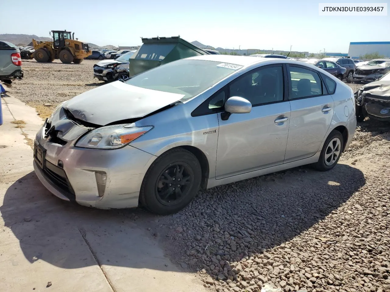 2014 Toyota Prius VIN: JTDKN3DU1E0393457 Lot: 73815494