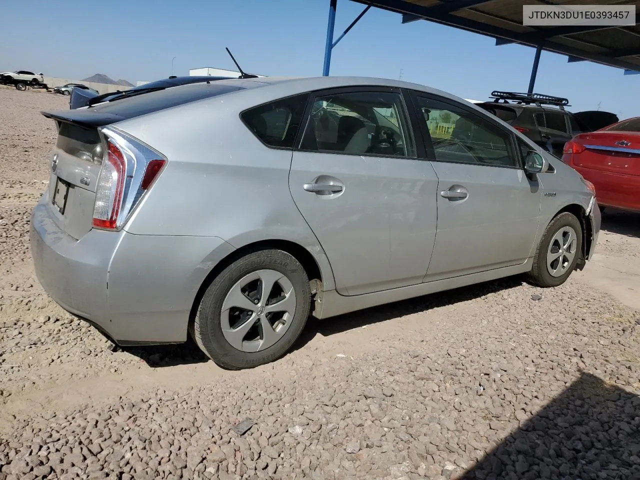 2014 Toyota Prius VIN: JTDKN3DU1E0393457 Lot: 73815494