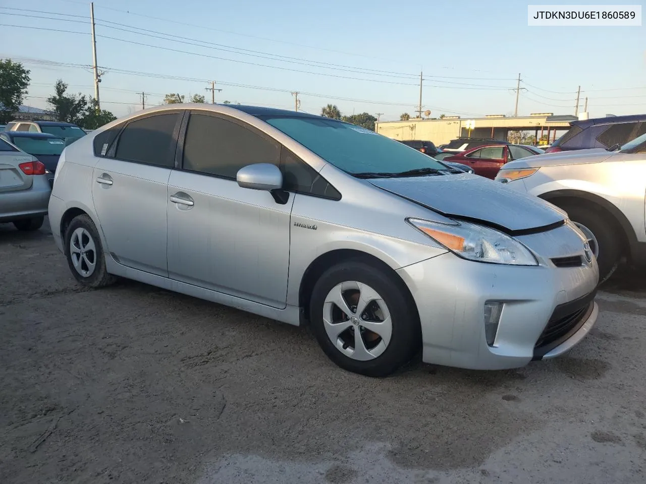 2014 Toyota Prius VIN: JTDKN3DU6E1860589 Lot: 73824224