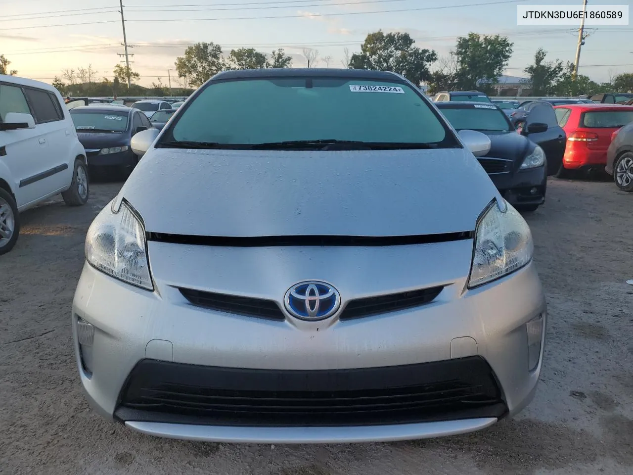 2014 Toyota Prius VIN: JTDKN3DU6E1860589 Lot: 73824224