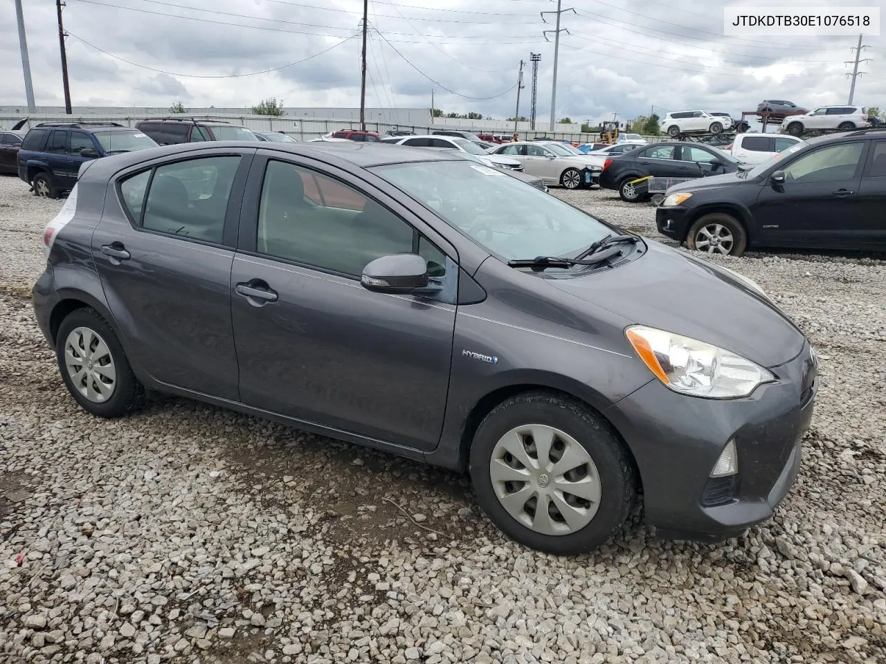 2014 Toyota Prius C VIN: JTDKDTB30E1076518 Lot: 73868524