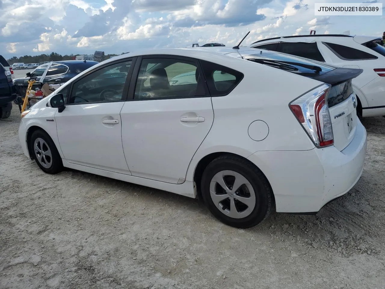 2014 Toyota Prius VIN: JTDKN3DU2E1830389 Lot: 73943584