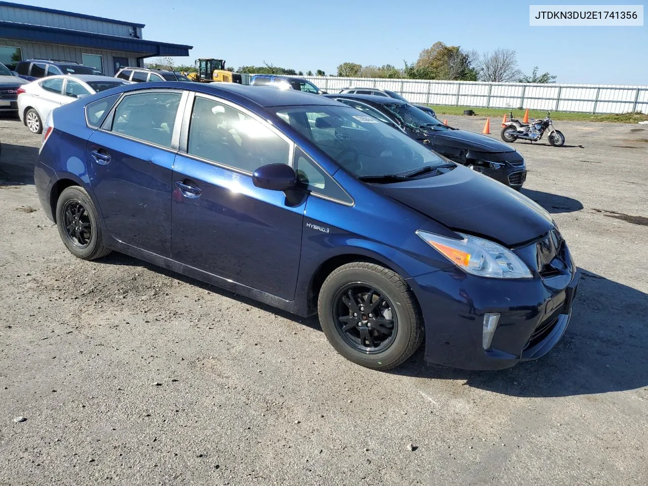 2014 Toyota Prius VIN: JTDKN3DU2E1741356 Lot: 73958454