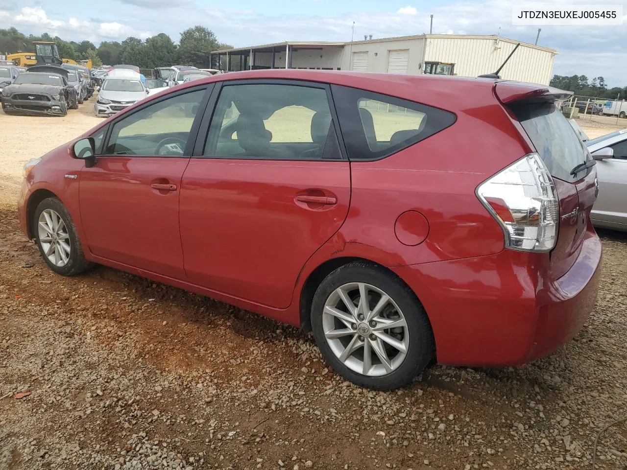 2014 Toyota Prius V VIN: JTDZN3EUXEJ005455 Lot: 73966624