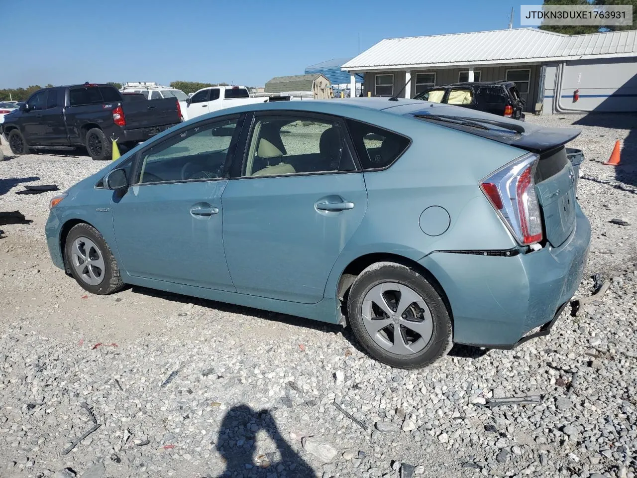 2014 Toyota Prius VIN: JTDKN3DUXE1763931 Lot: 74084304