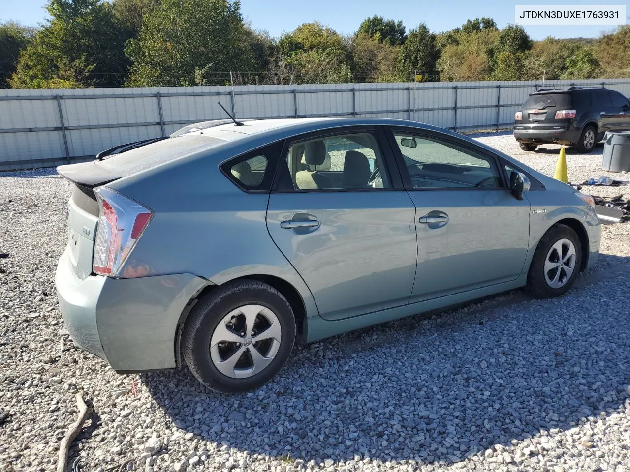 JTDKN3DUXE1763931 2014 Toyota Prius