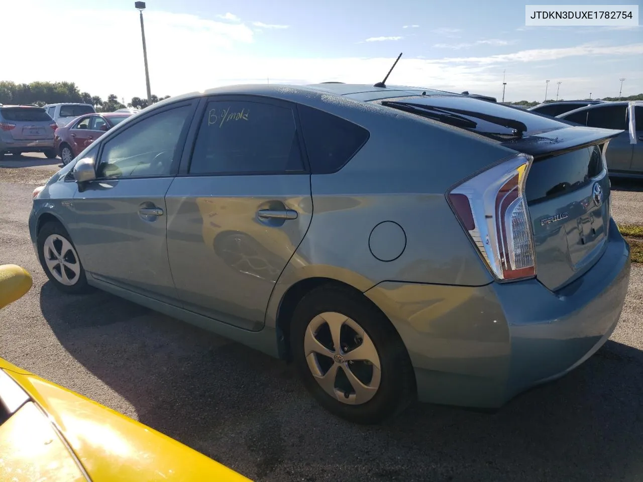 JTDKN3DUXE1782754 2014 Toyota Prius