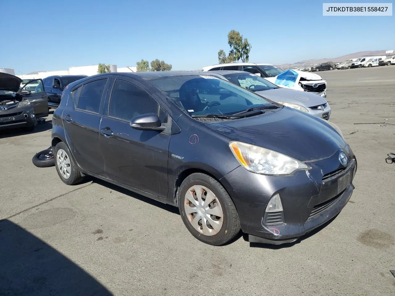 2014 Toyota Prius C VIN: JTDKDTB38E1558427 Lot: 74121924