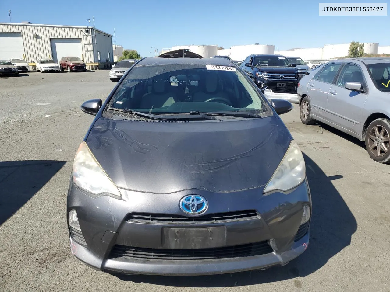 2014 Toyota Prius C VIN: JTDKDTB38E1558427 Lot: 74121924