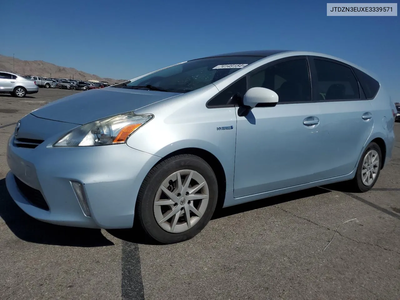 2014 Toyota Prius V VIN: JTDZN3EUXE3339571 Lot: 74149154