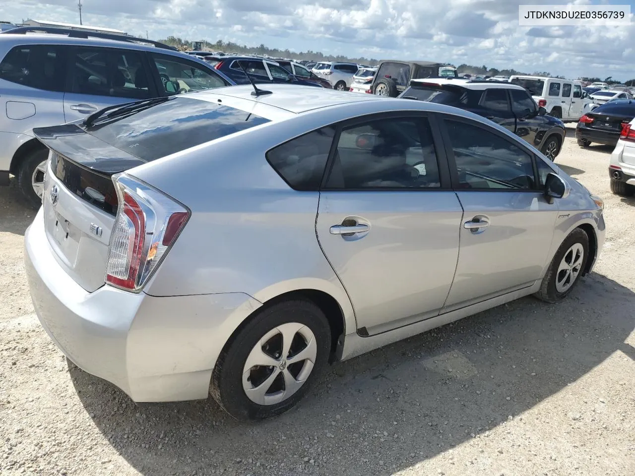 2014 Toyota Prius VIN: JTDKN3DU2E0356739 Lot: 74193444