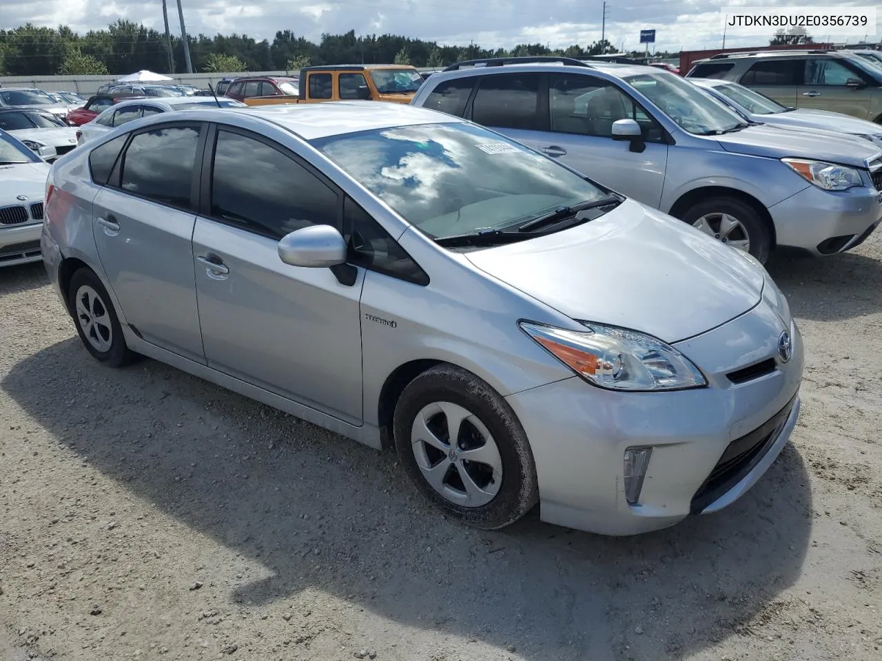 2014 Toyota Prius VIN: JTDKN3DU2E0356739 Lot: 74193444