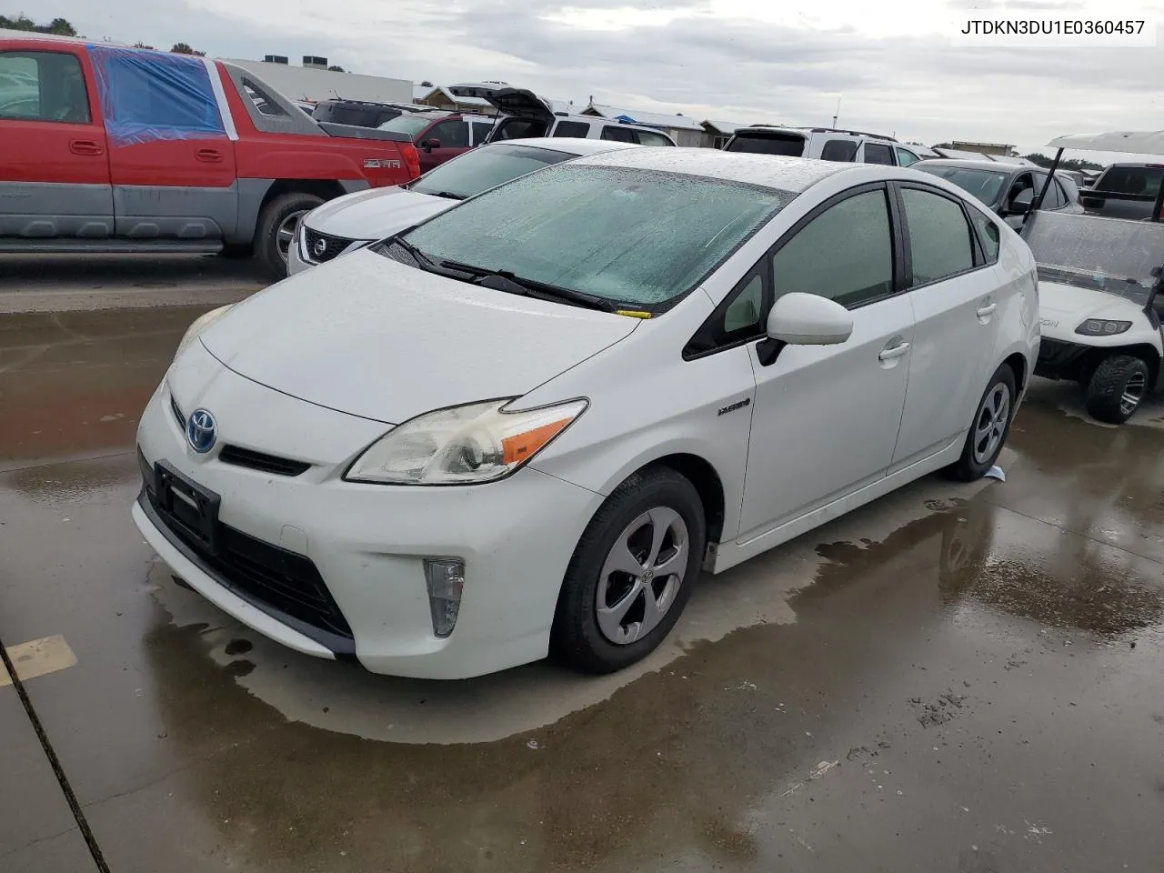 2014 Toyota Prius VIN: JTDKN3DU1E0360457 Lot: 74197844