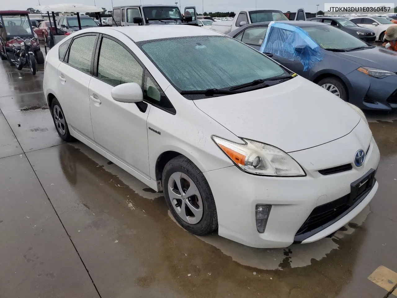 2014 Toyota Prius VIN: JTDKN3DU1E0360457 Lot: 74197844