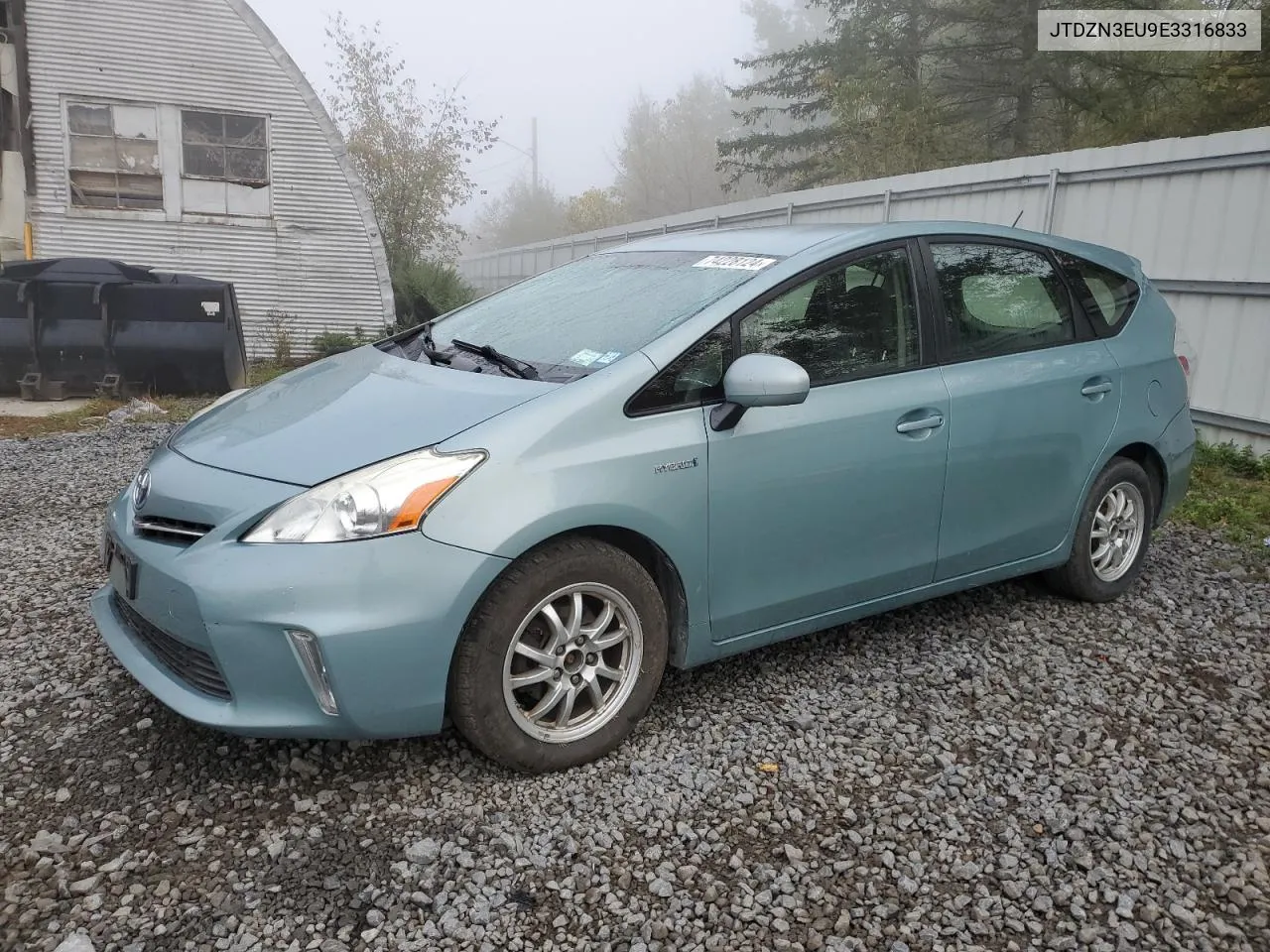 2014 Toyota Prius V VIN: JTDZN3EU9E3316833 Lot: 74228124