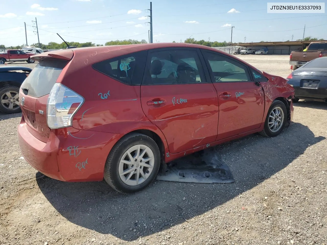 2014 Toyota Prius V VIN: JTDZN3EU1E3337093 Lot: 74261234