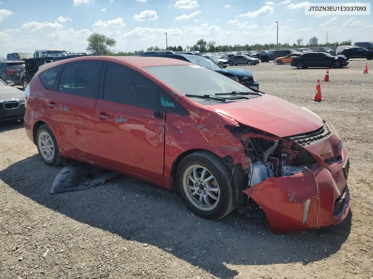 2014 Toyota Prius V VIN: JTDZN3EU1E3337093 Lot: 74261234