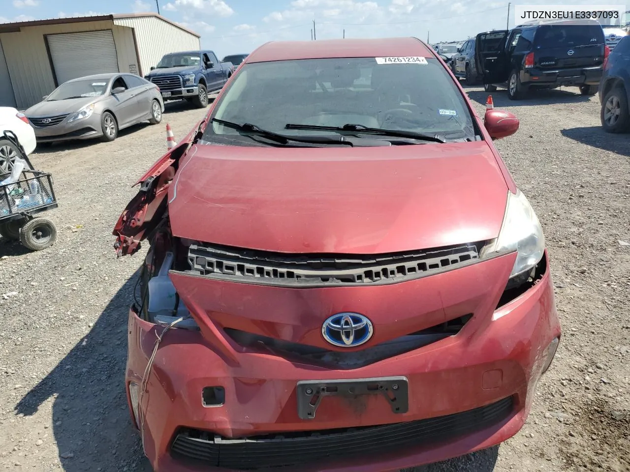 2014 Toyota Prius V VIN: JTDZN3EU1E3337093 Lot: 74261234