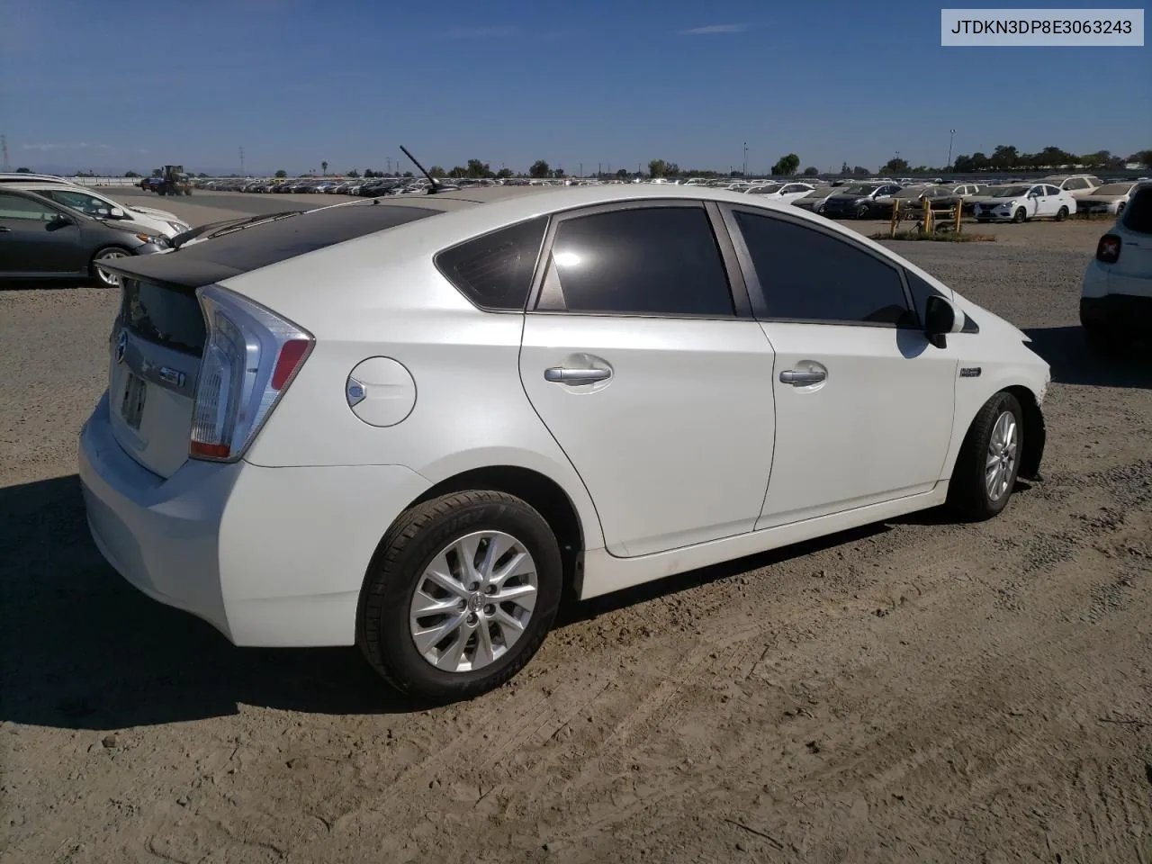 2014 Toyota Prius Plug-In VIN: JTDKN3DP8E3063243 Lot: 74316014