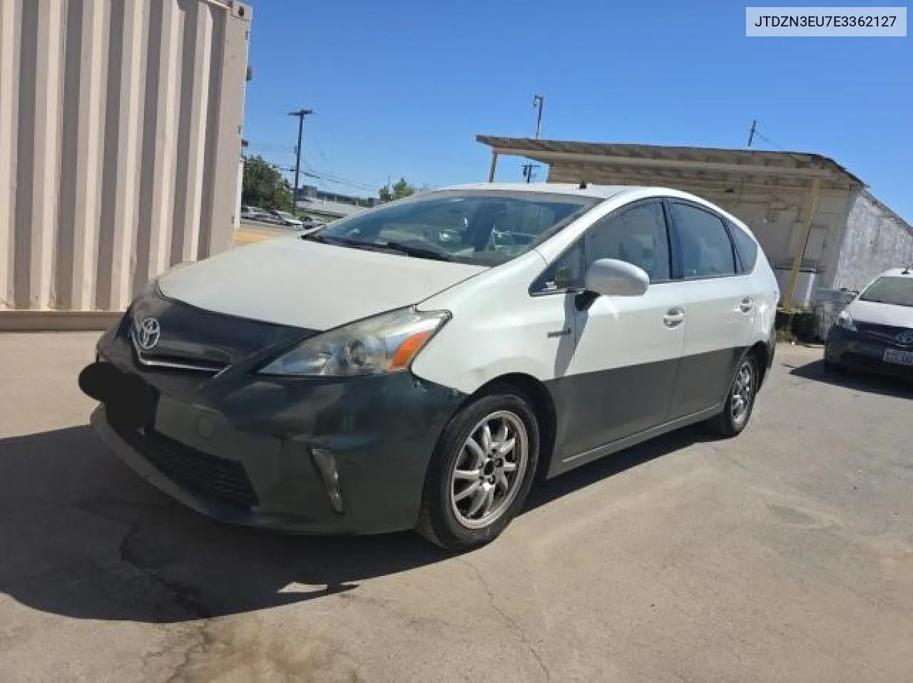 2014 Toyota Prius V VIN: JTDZN3EU7E3362127 Lot: 74355424