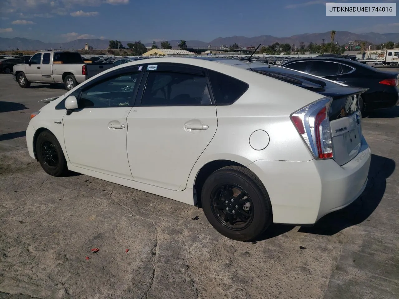 2014 Toyota Prius VIN: JTDKN3DU4E1744016 Lot: 74368954