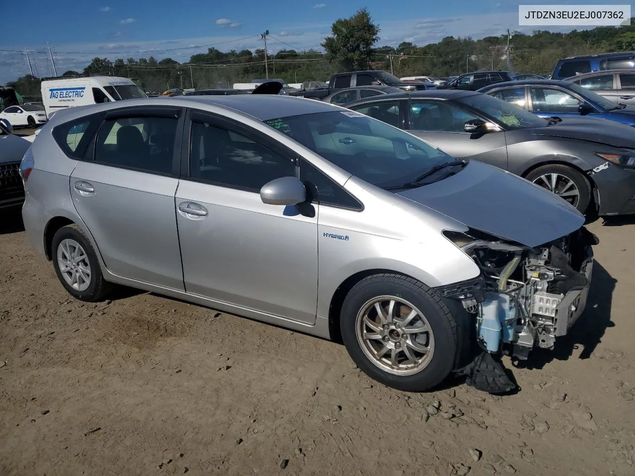 2014 Toyota Prius V VIN: JTDZN3EU2EJ007362 Lot: 74443164