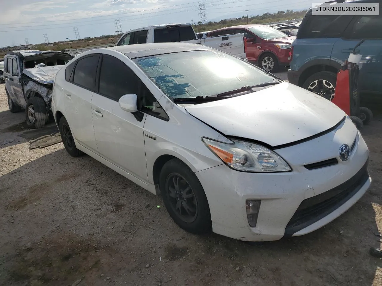 2014 Toyota Prius VIN: JTDKN3DU2E0385061 Lot: 74508354