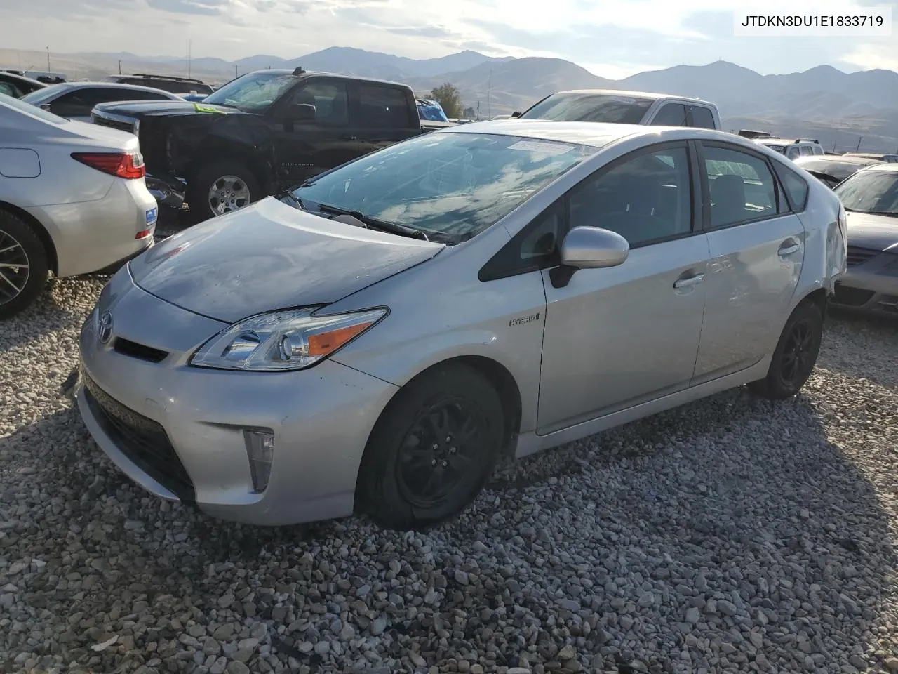 2014 Toyota Prius VIN: JTDKN3DU1E1833719 Lot: 74548454