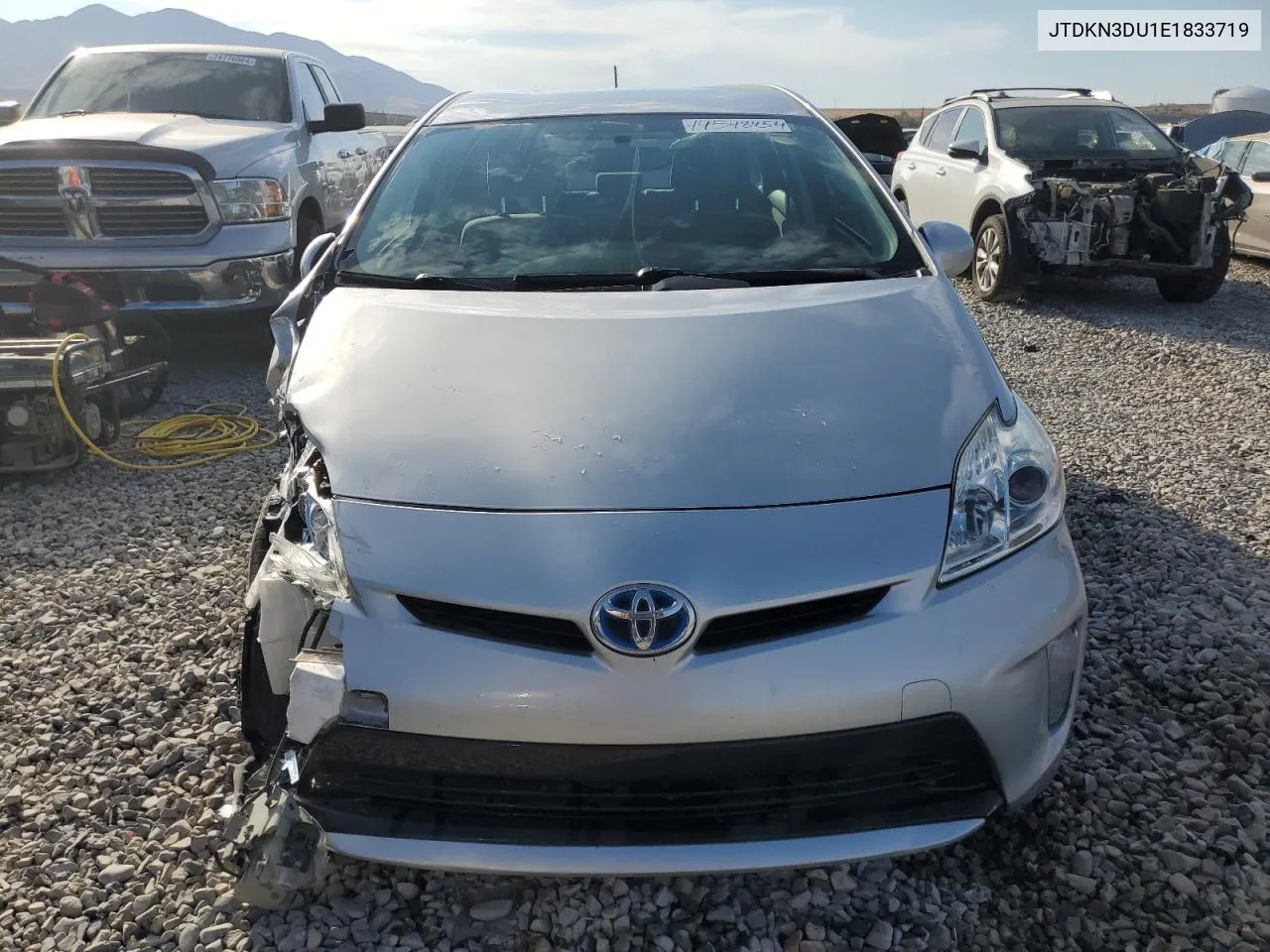 2014 Toyota Prius VIN: JTDKN3DU1E1833719 Lot: 74548454