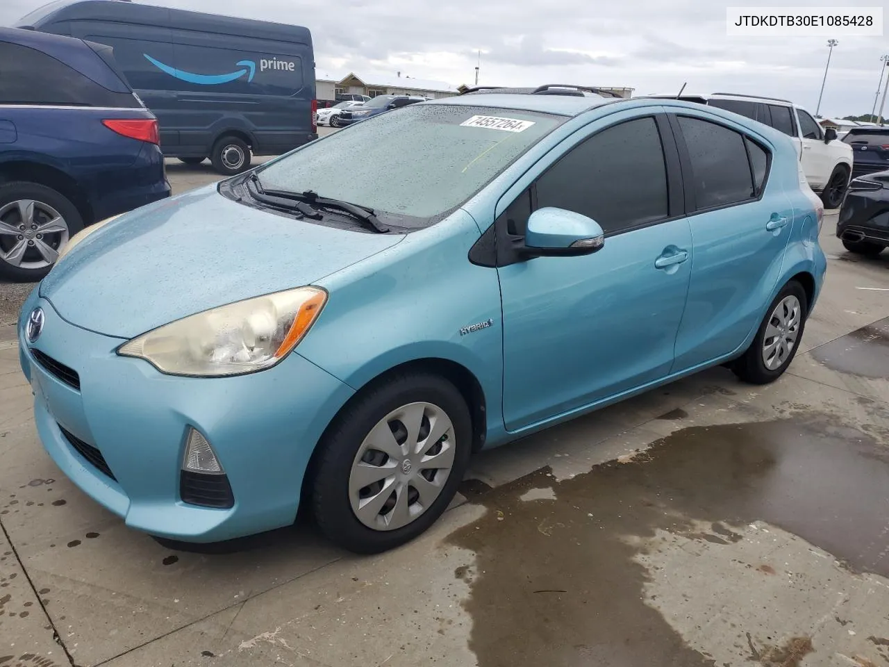 2014 Toyota Prius C VIN: JTDKDTB30E1085428 Lot: 74557264