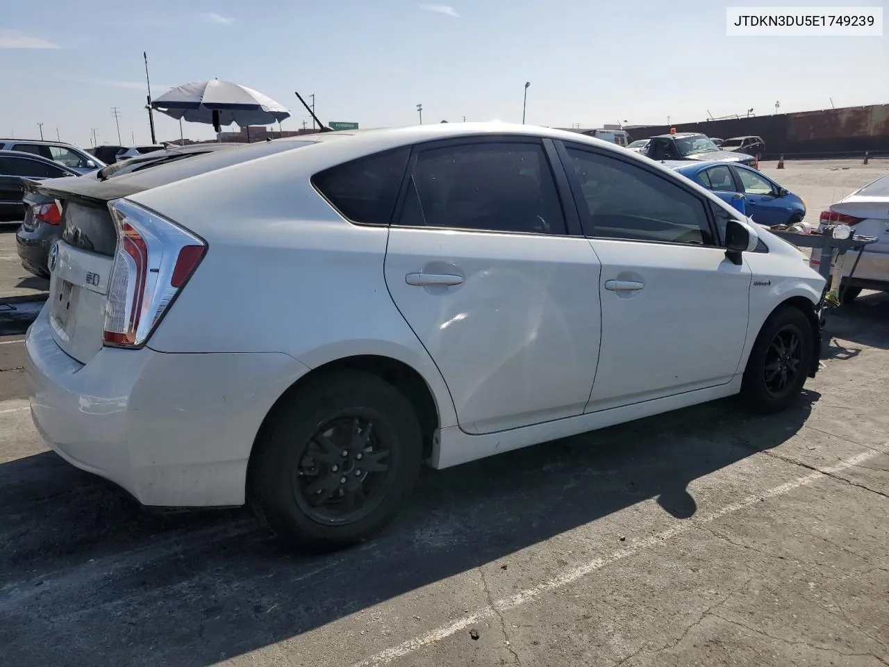 2014 Toyota Prius VIN: JTDKN3DU5E1749239 Lot: 74597014